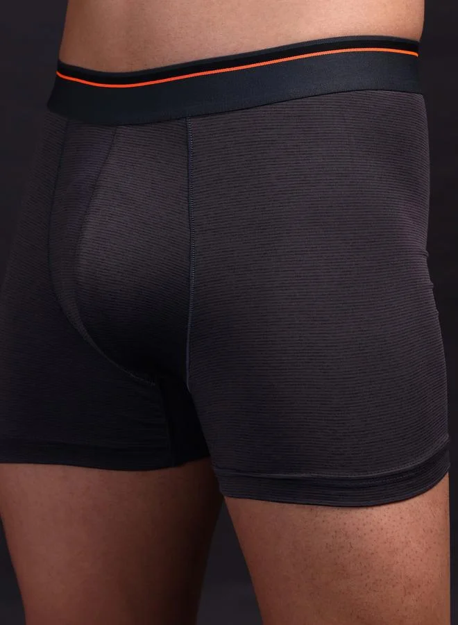 Technosport Men Solid 4-Way Stretch Trunks